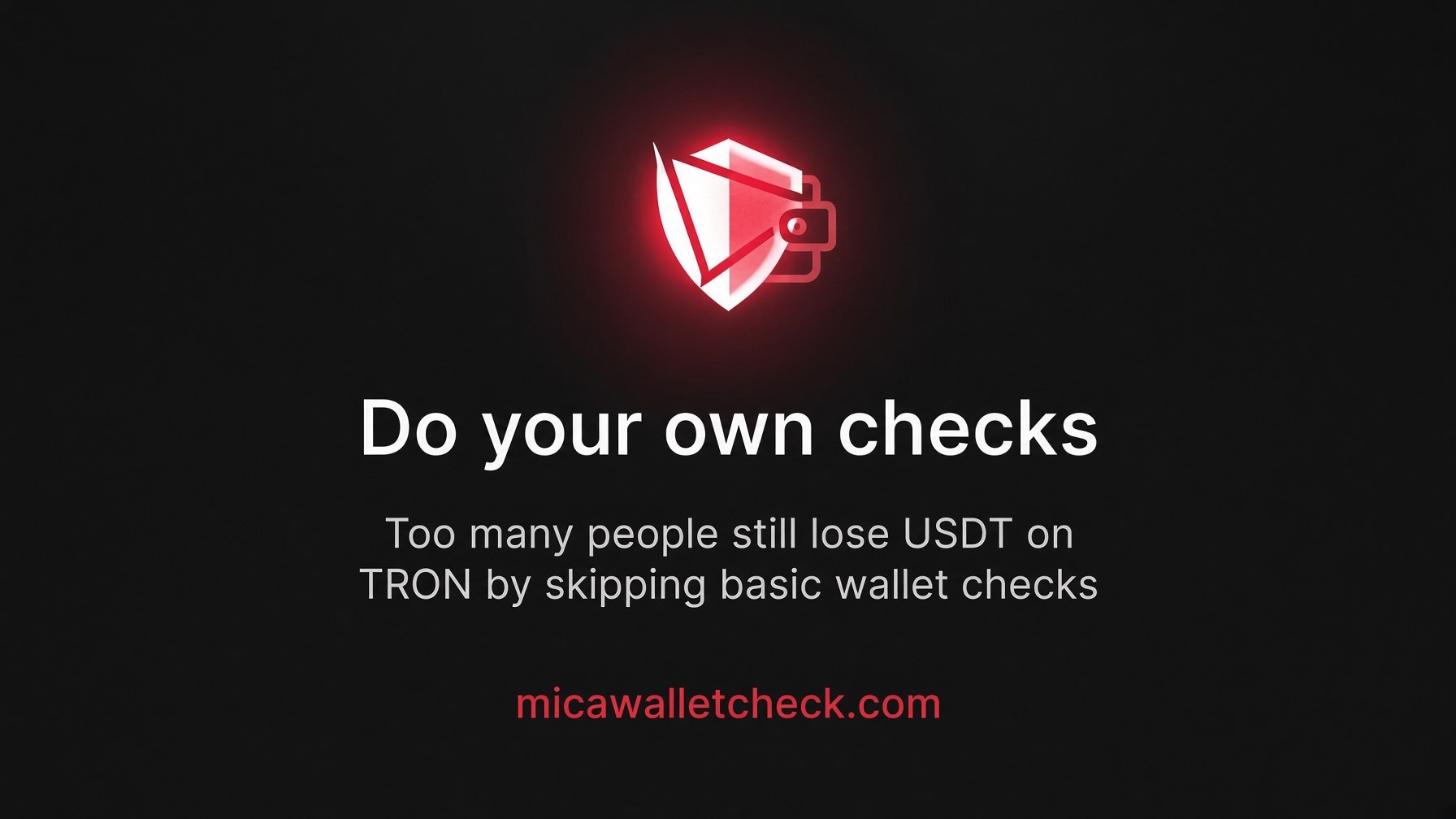 MiCa Wallet Checker