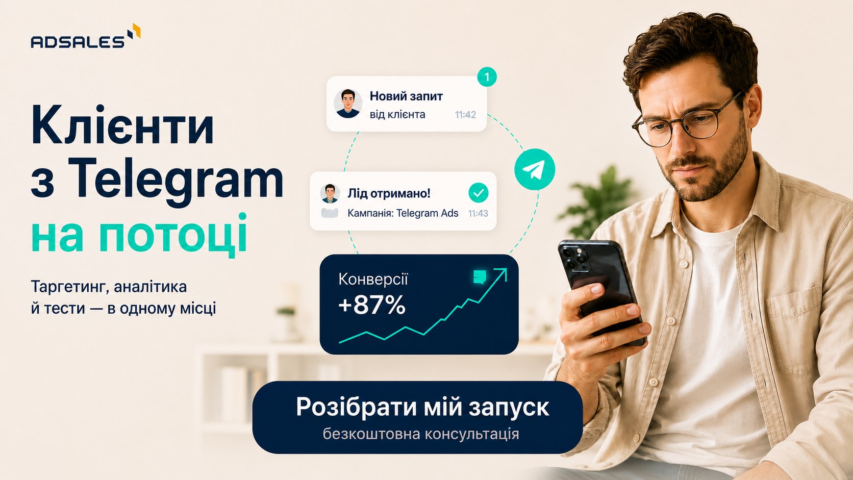 Telegram Ads реально приводить клієнтів