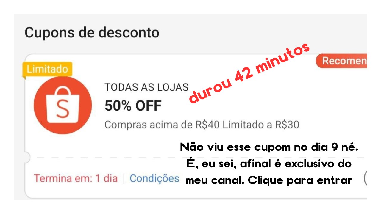 Nerd Cupons - Cupom Shopee Mercado Livre etc