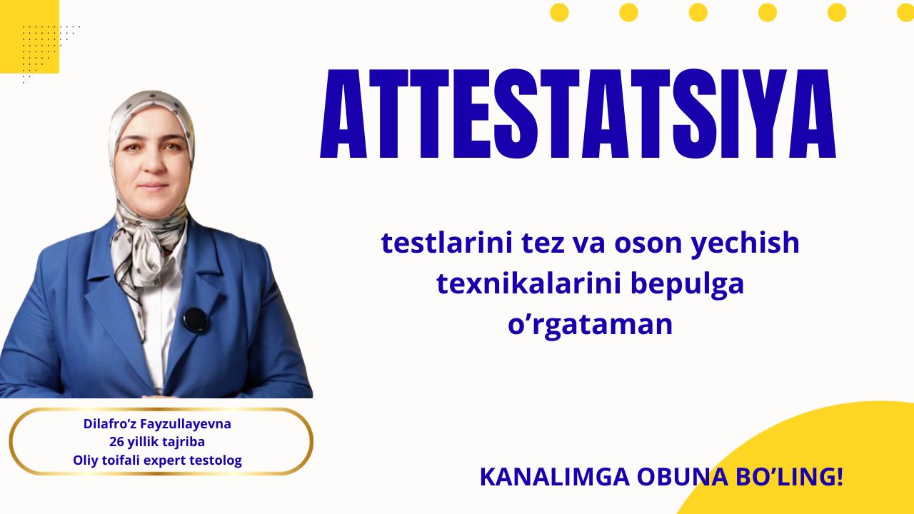 Dilafro'z Fayzullayevna bilan Oliy toifa