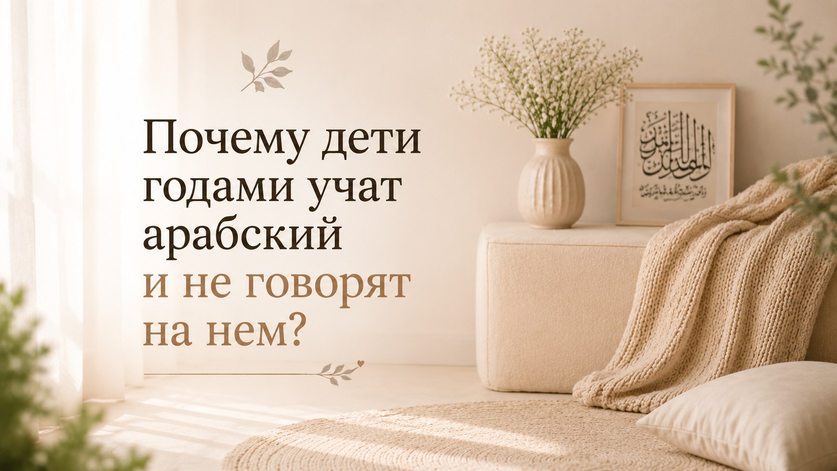 Арабский для детей📚ФАИДА