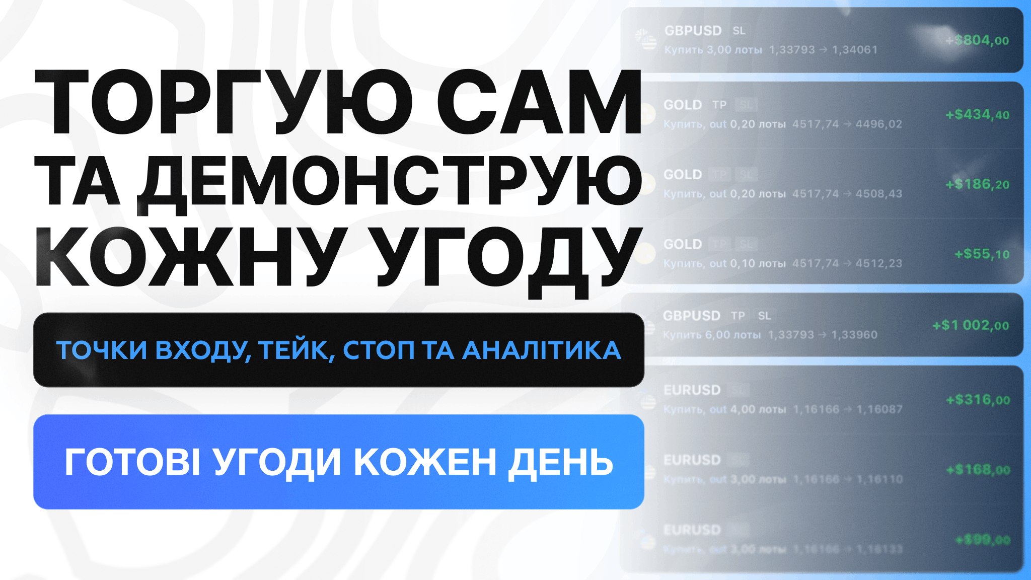 Безкоштовні сигнали форекс/крипто
