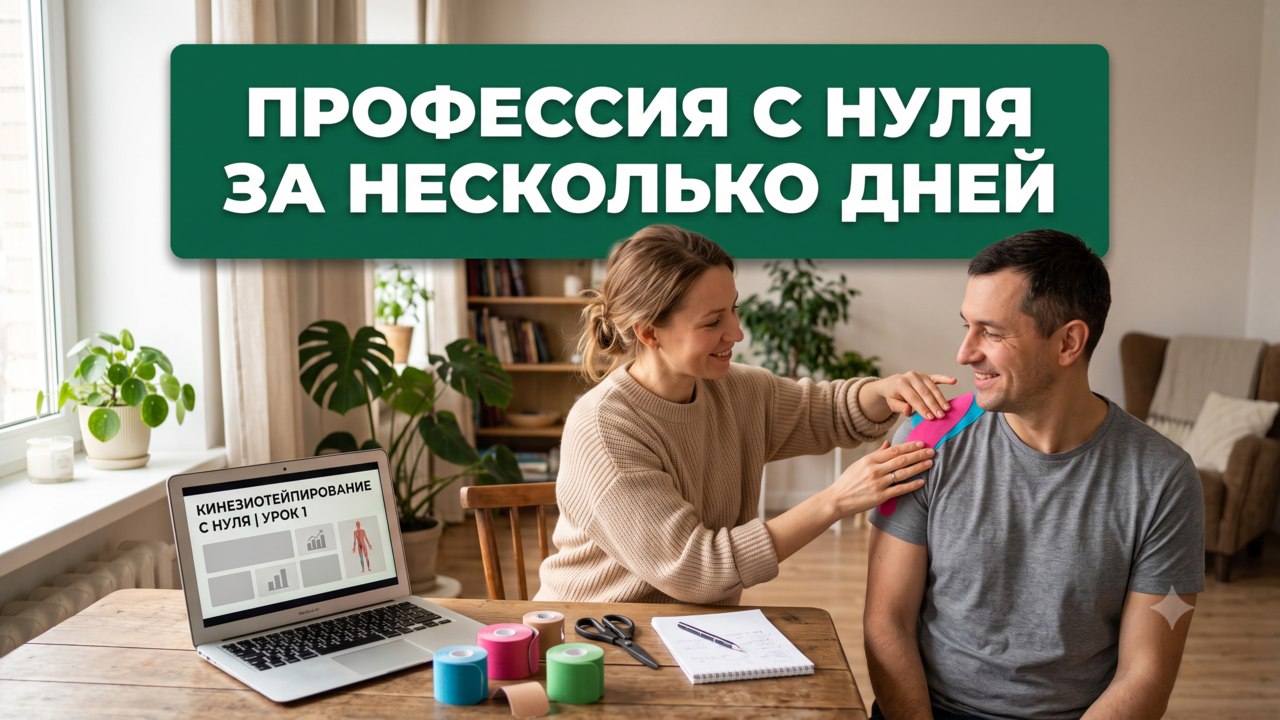 Кинезиотейпирование с нуля
