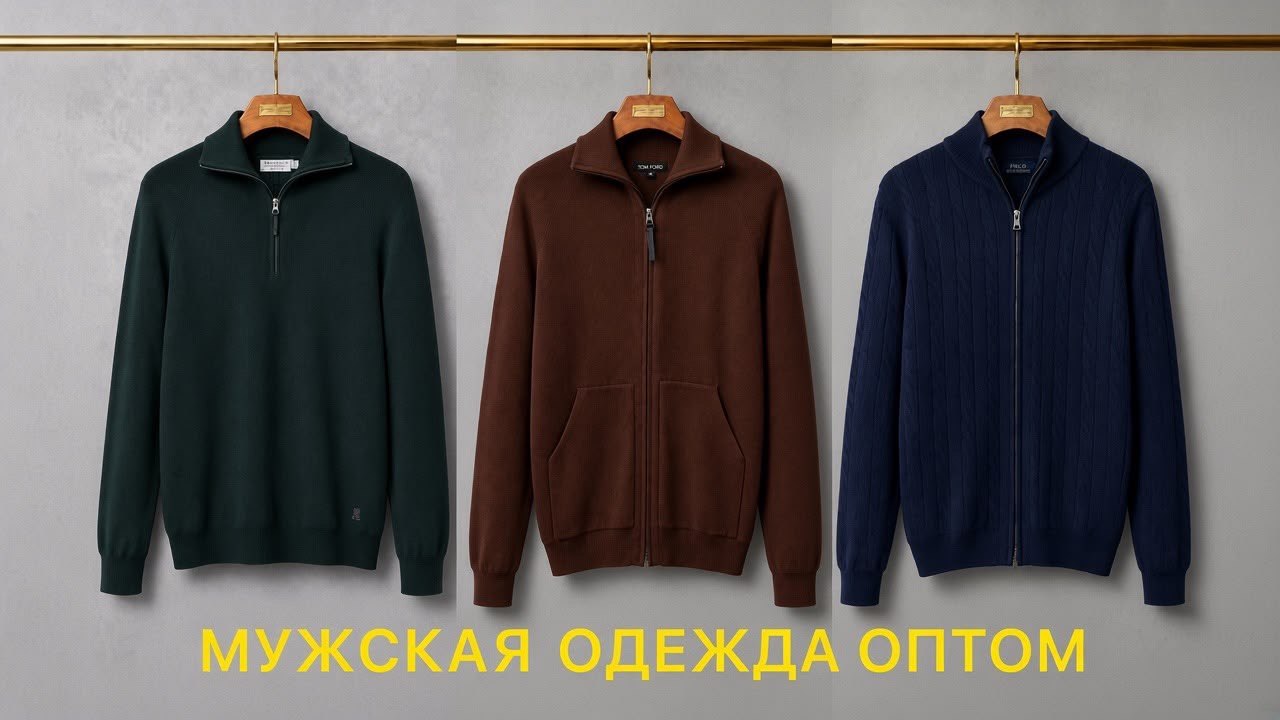 Мужская стильная одежда оптом