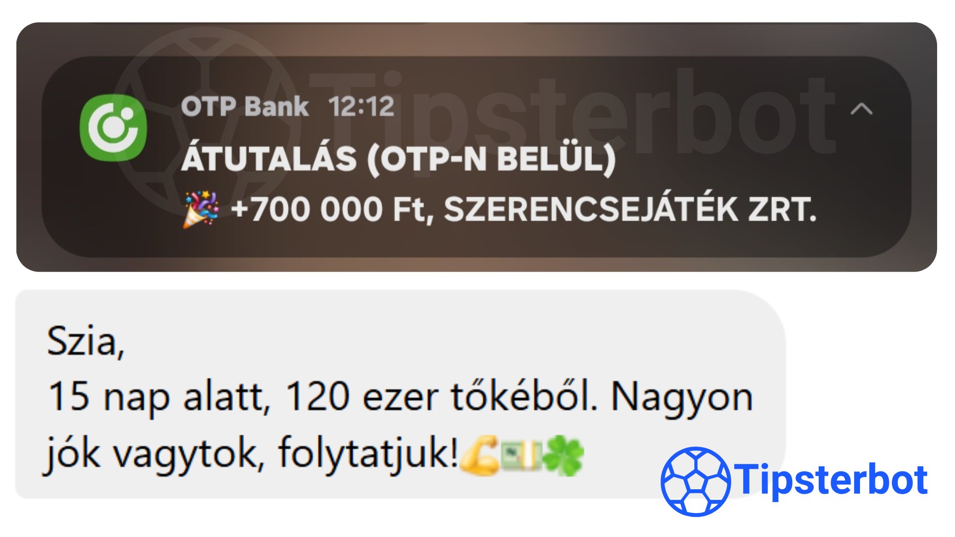 Tipsterbot.hu - Ingyen AI Tippmix Tippek🤖🍀⚽️