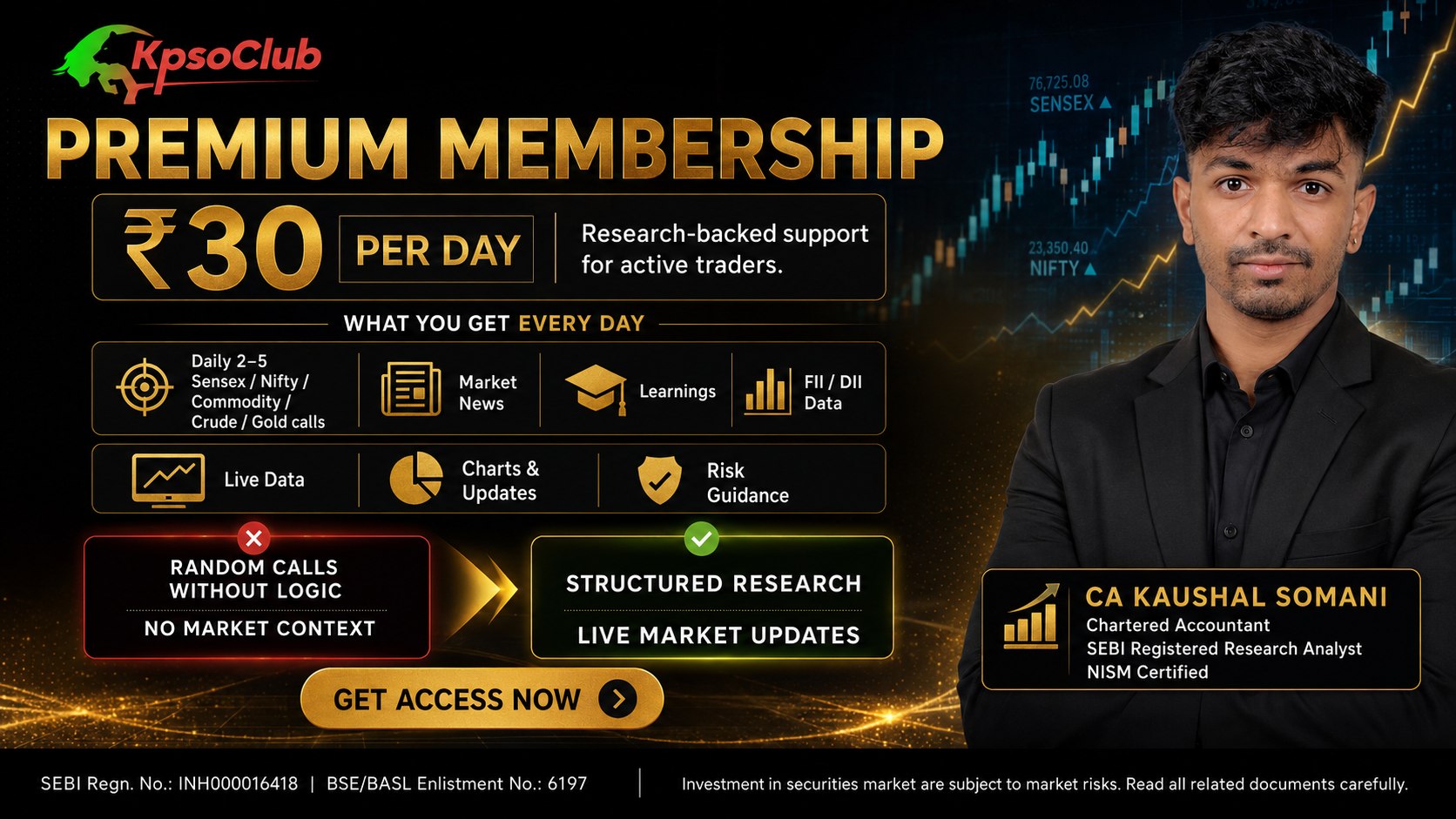 CA Kaushal Trading -KpsoClub