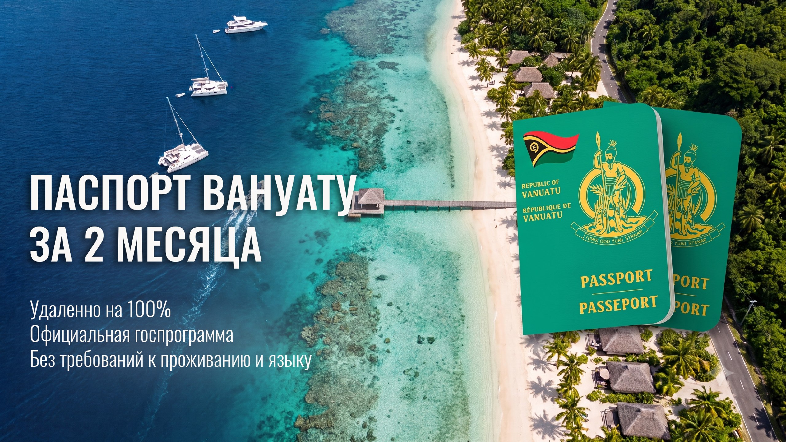 A+ | Второе гражданство | ВНЖ | Бизнес | Релокация | Вануату и другие страны